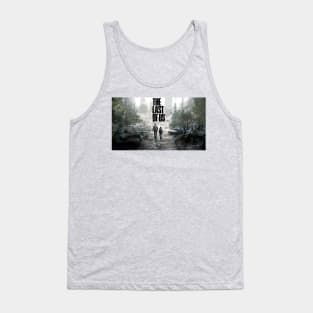 The Last of us Pedro Pascal and Bella Ramsey Pixelated Print Tank Top